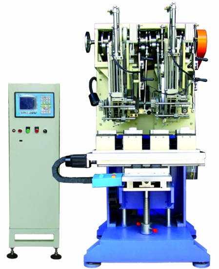 BM-CNC4Z02H 4 Axis Double Heads Brush Anchor Tufting Machine